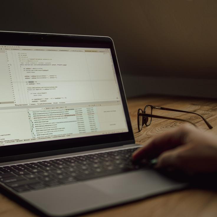 iOS app development workspace
